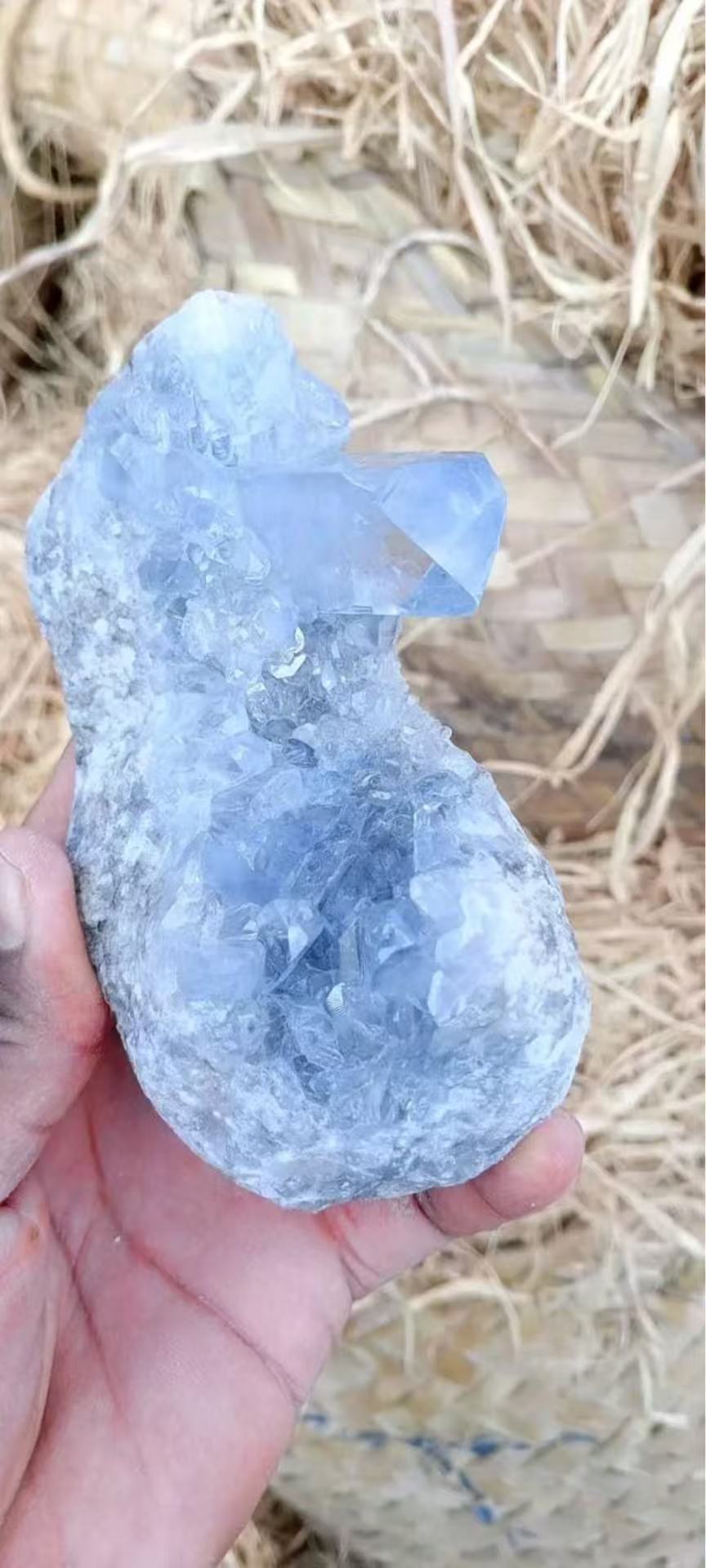 Blue Celestite 1KG From Madagascar